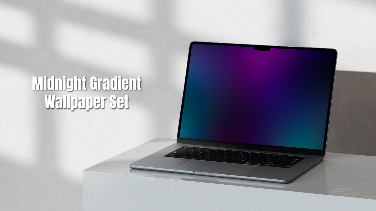 Midnight Gradient Wallpaper Pack - Mockup 1